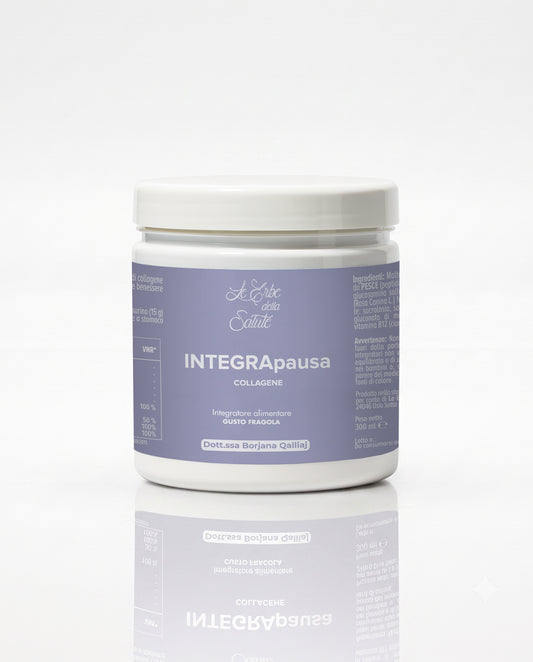 NTEGRApausa con collagene, calcio e vitamine per menopausa e premenopausa