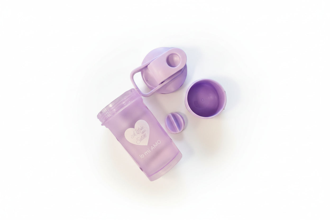 Shaker con contenitore polveri